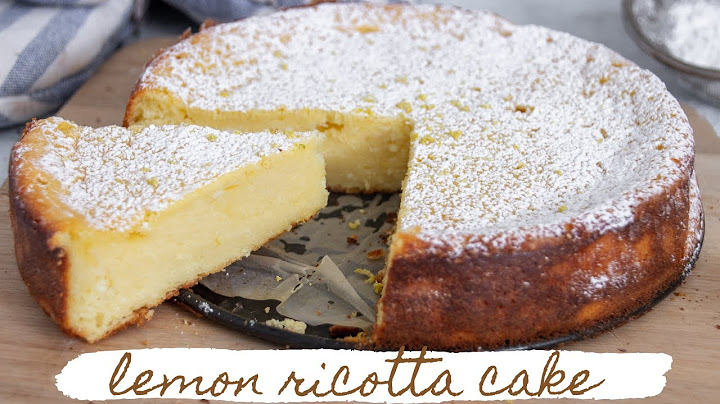 Ελαφριά και νόστιμη ιταλική συνταγή Torta di Ricotta